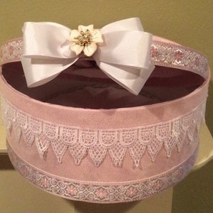 Pandoras Fabric Covered Decorative Hat Boxes - birthdays, weddings