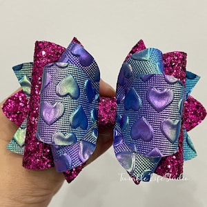 Bessen truffel strik beker beker topper strik, fuchsia iriserend liefdeshart beker beker strik, glitter strik drankje beker beker beker accessoires accessoires