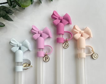 10 mm elegante strik rietje deksel, herbruikbare strik rietje bedel covers, 30 oz 40 oz bekeraccessoires, elegante strik rietje cadeaus voor vrouwen