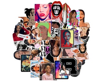 Rihanna Sticker Etsy