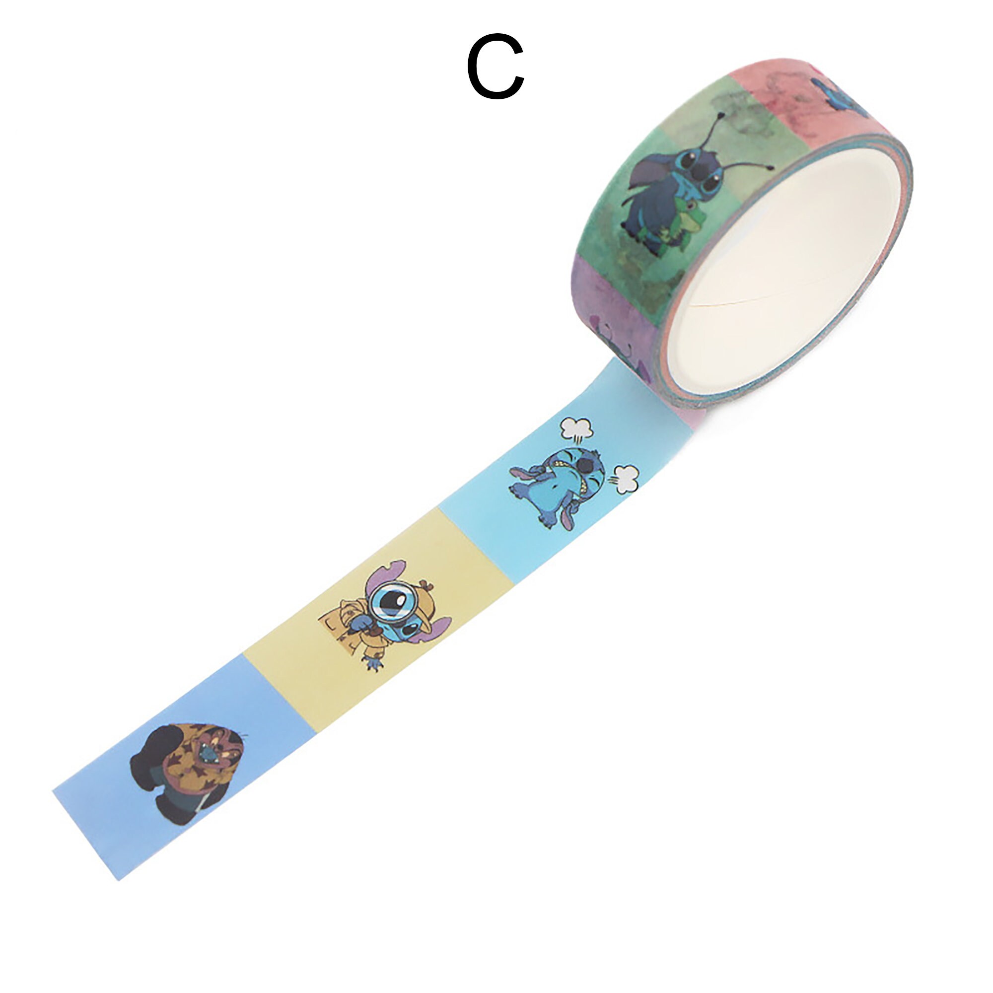 Stitch Washi Tape Cute Stitch Hand Account Decoration Tape Etsy