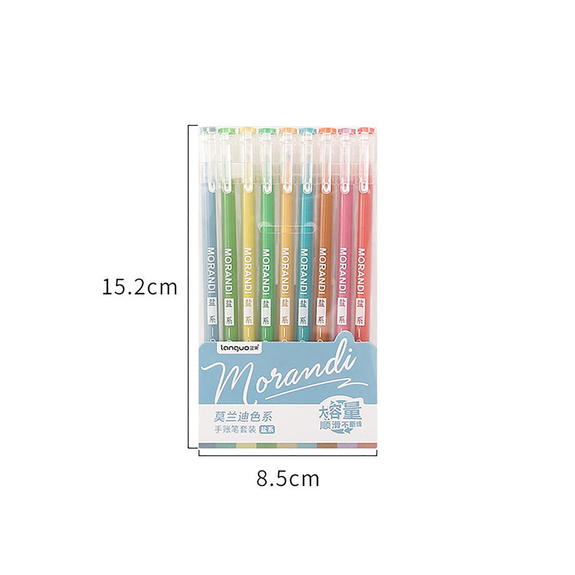 9 Sets Of Morandi Color Gel Pens Retro Pocket Pen SetKawaii Etsy