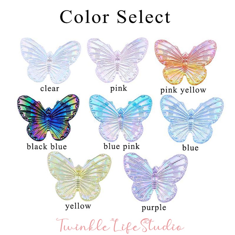 Colorful Butterfly Straw Topper,Cute Laser Butterfly Straw Cover With LetterPendant,Reusable Silicone Straw Dust Topper Plug,Drink Straw Cap image 10