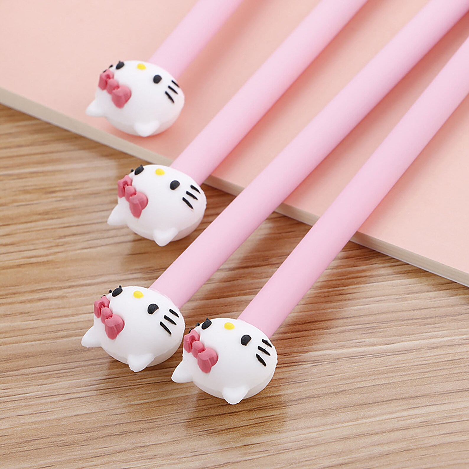 Pink Hello Kitty Gel Gel Pen Kawaii Cat Gel Gel Pen 0.5mm Etsy