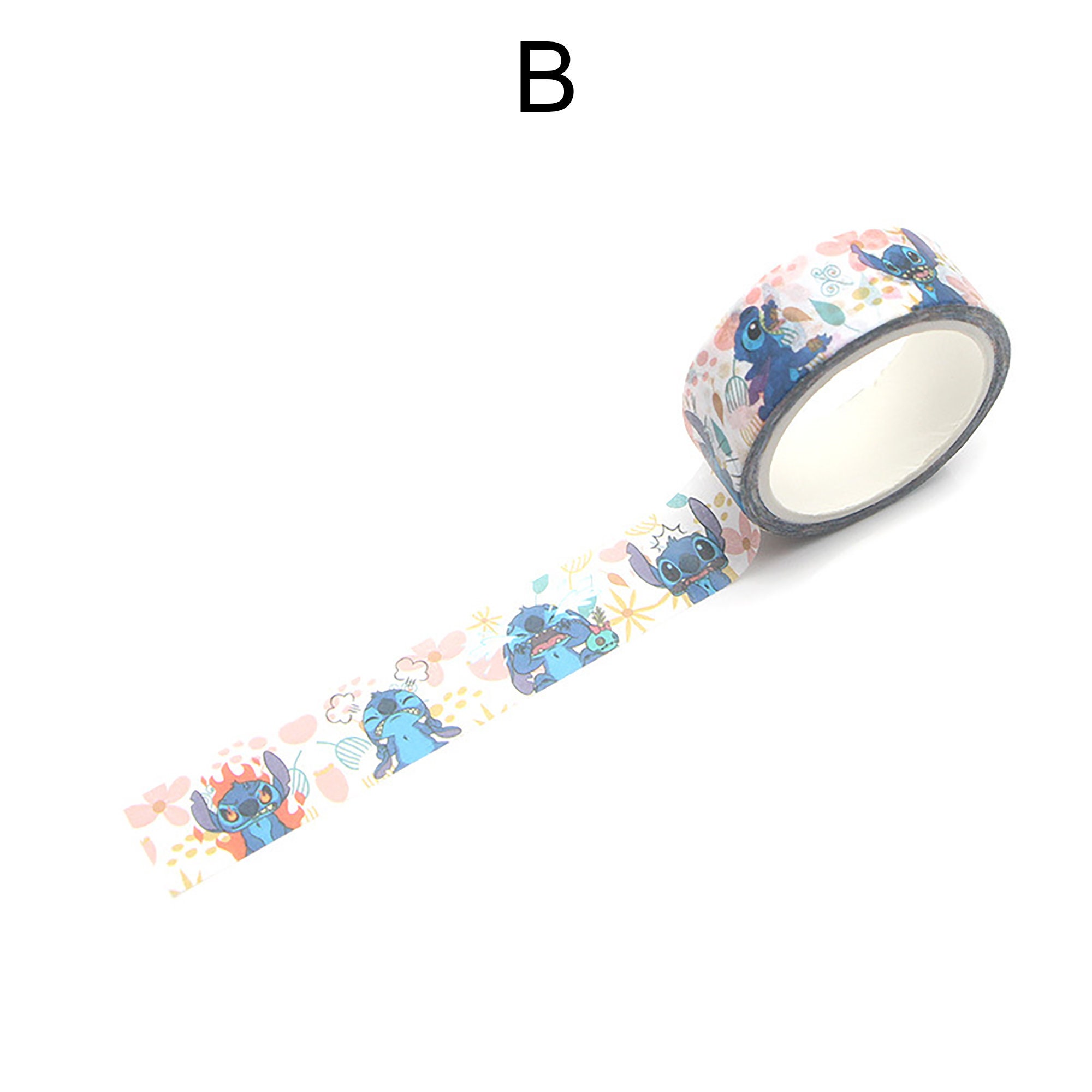 Stitch Washi Tape Cute Stitch Hand Account Decoration Tape Etsy