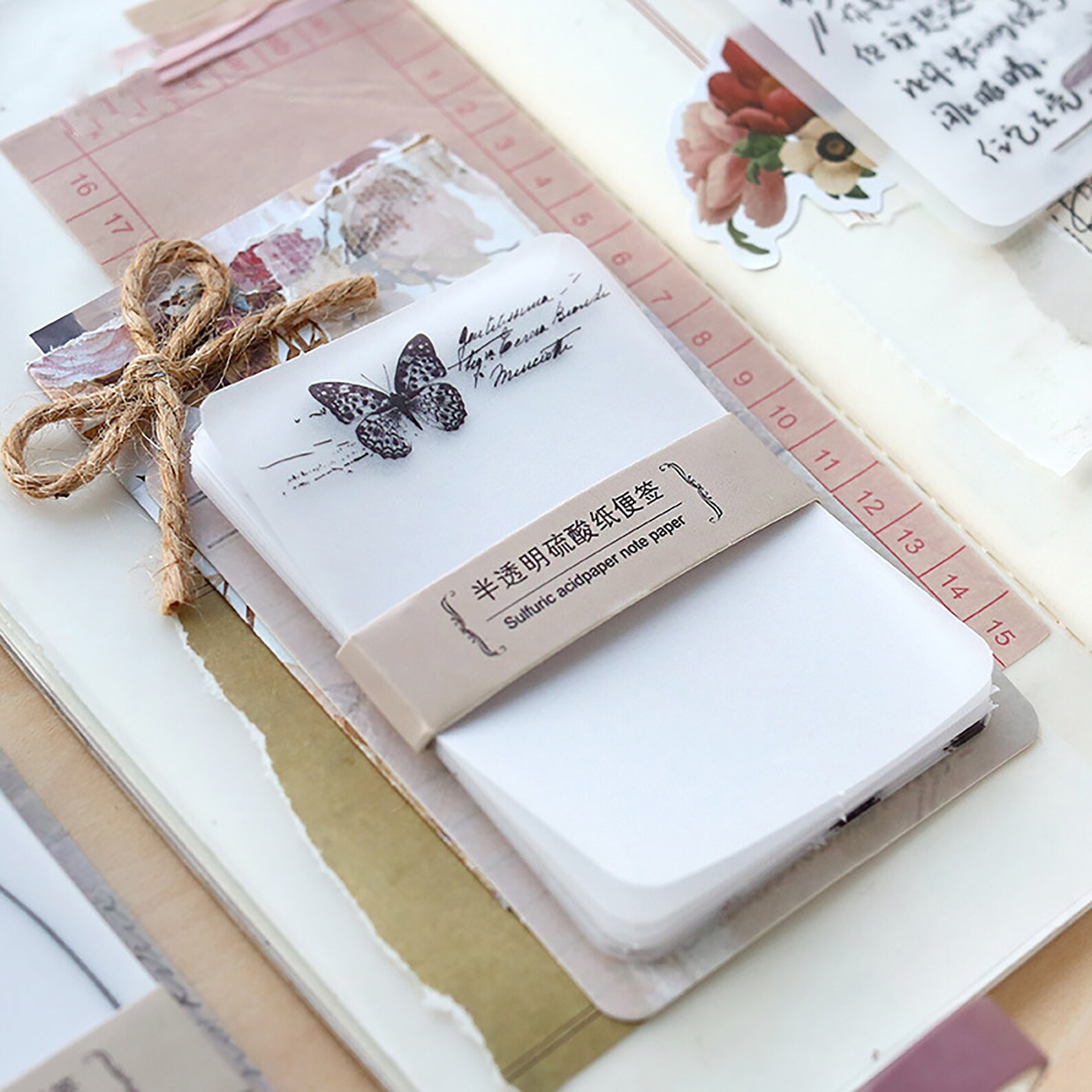 Sulfuric Acid Paper Note Paper Translucent Note Pad Etsy