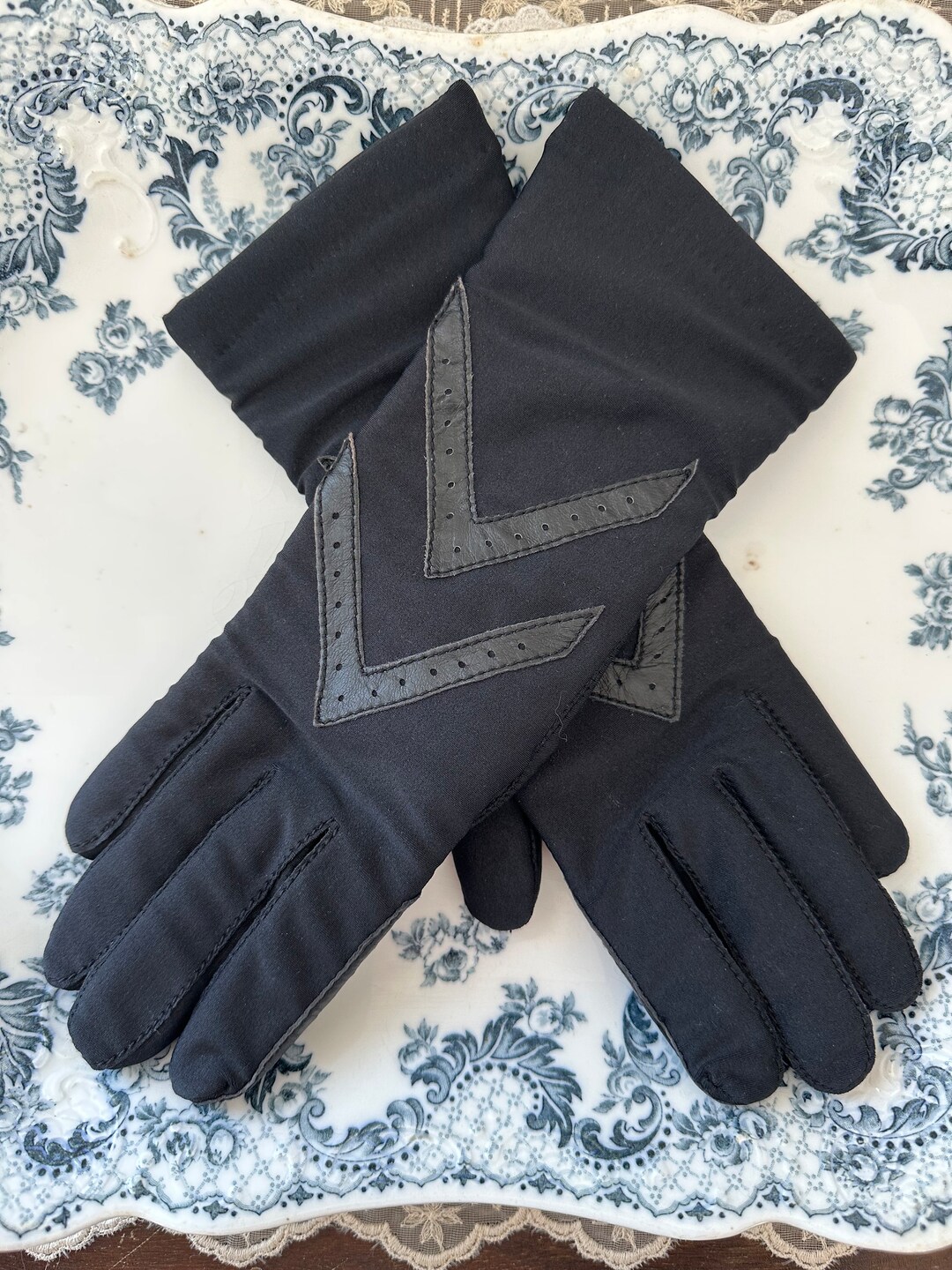 Vintage Aris Isotoner Lined Driving Gloves Etsy