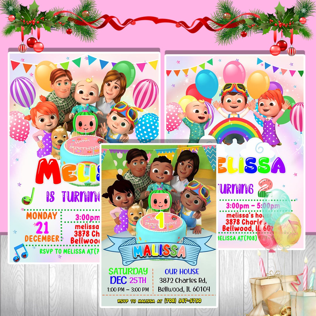 Birthday Invitation Template Printable Etsy