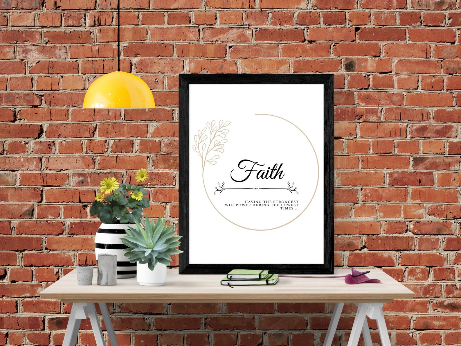 Have Faith Digital PRINTABLE Wall Art Decor Etsy