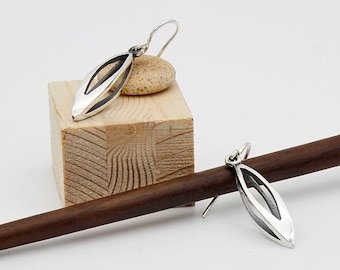 Handmade Volume Earrings in Sterling Silver - Modern Jewelry - Party Earrings - Limited Edition Original Earrings