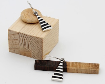 Original small earrings in 925 sterling silver - Handmade Jewelry - Original jewelry in limited editions - Handmade Silver