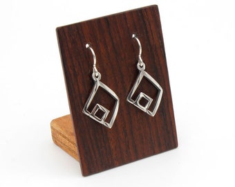 Small and light earrings from the VONAL collection. Handcrafted in 925 sterling silver.