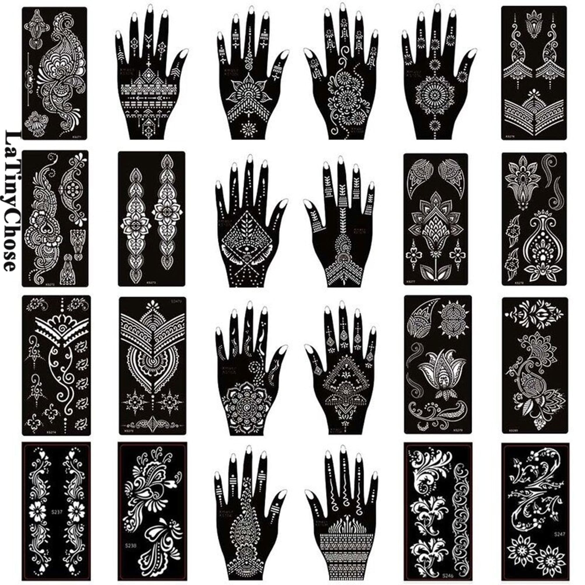 Henna Tattoo Stencils Printable henna-tattoo-stencils-printable
