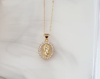 Our Lady of Guadalupe Necklace - Etsy