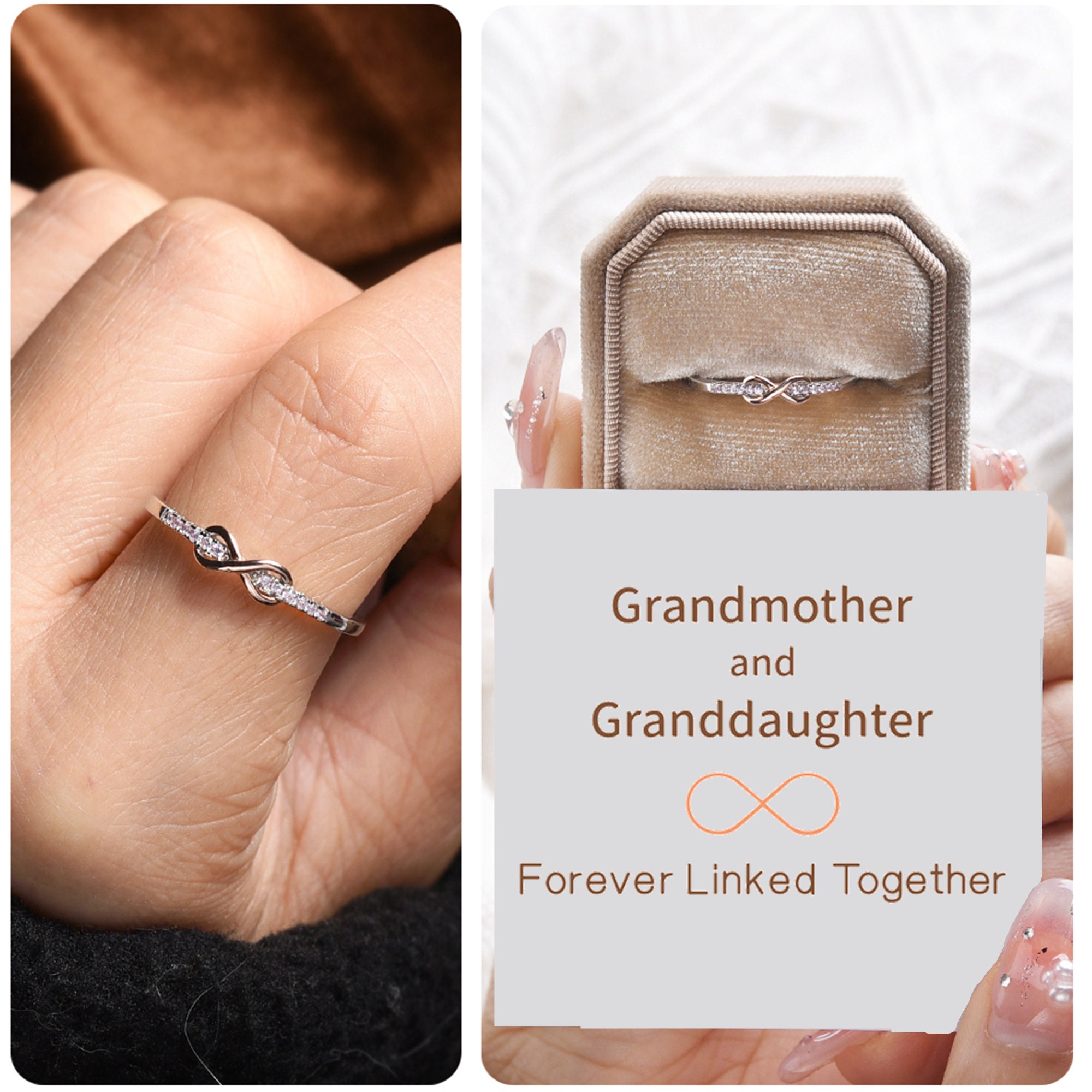 Womens Rings Ring Mother's Day Gift Ring New Alphabet GRANDMA Ring Creative  Love Mom Finger Ring Gift For Mother's Day Fashion - AliExpress