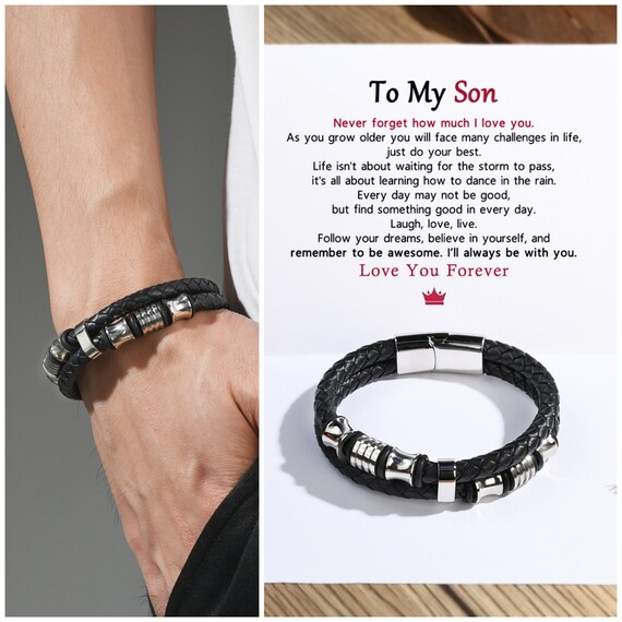 To my son cheap bracelet from dad