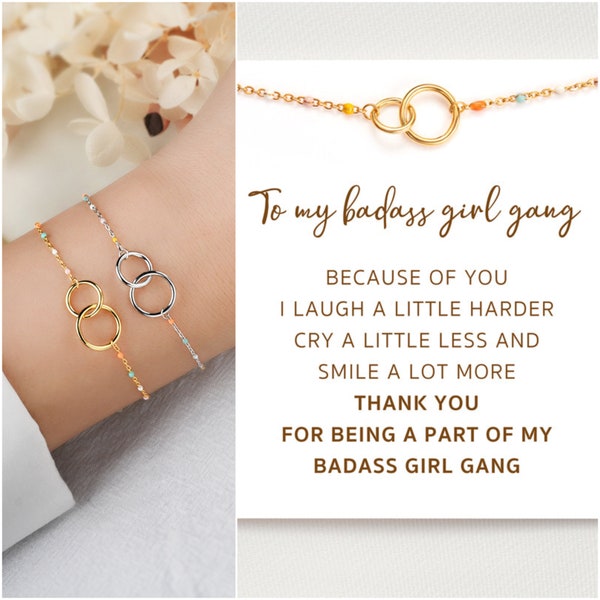Badass Girl Gang Bracelet Etsy