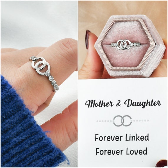 Gift for Mom, Gift for Sisters, Birthday Gift, Christmas Gift - Mother and  Daughters - Mother and Daughters Forever Linked Together