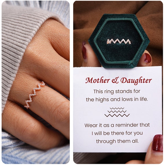 Meaningful Rings for Daughters from Their Mothers: Symbolizing the Bon –  Awareness Avenue Jewelry LLC