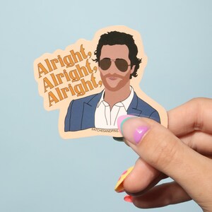 Matthew Mcconaughey Fathead Sticker Etsy