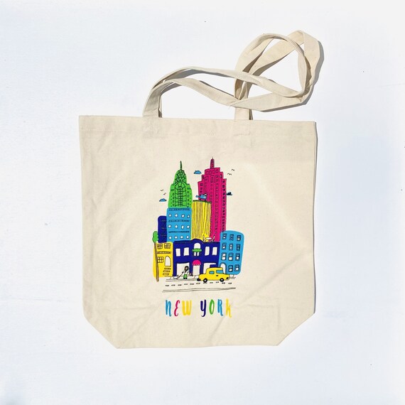 New York Midtown Tote Bag Etsy