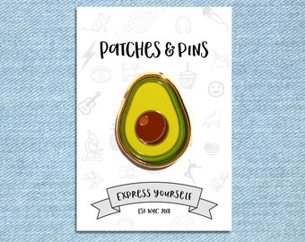 Avocado Pin, Lapel Pin, Pins and Patches, Cute Pin, Backpack, Jean Jacket, Dog Pins, Cat Pins