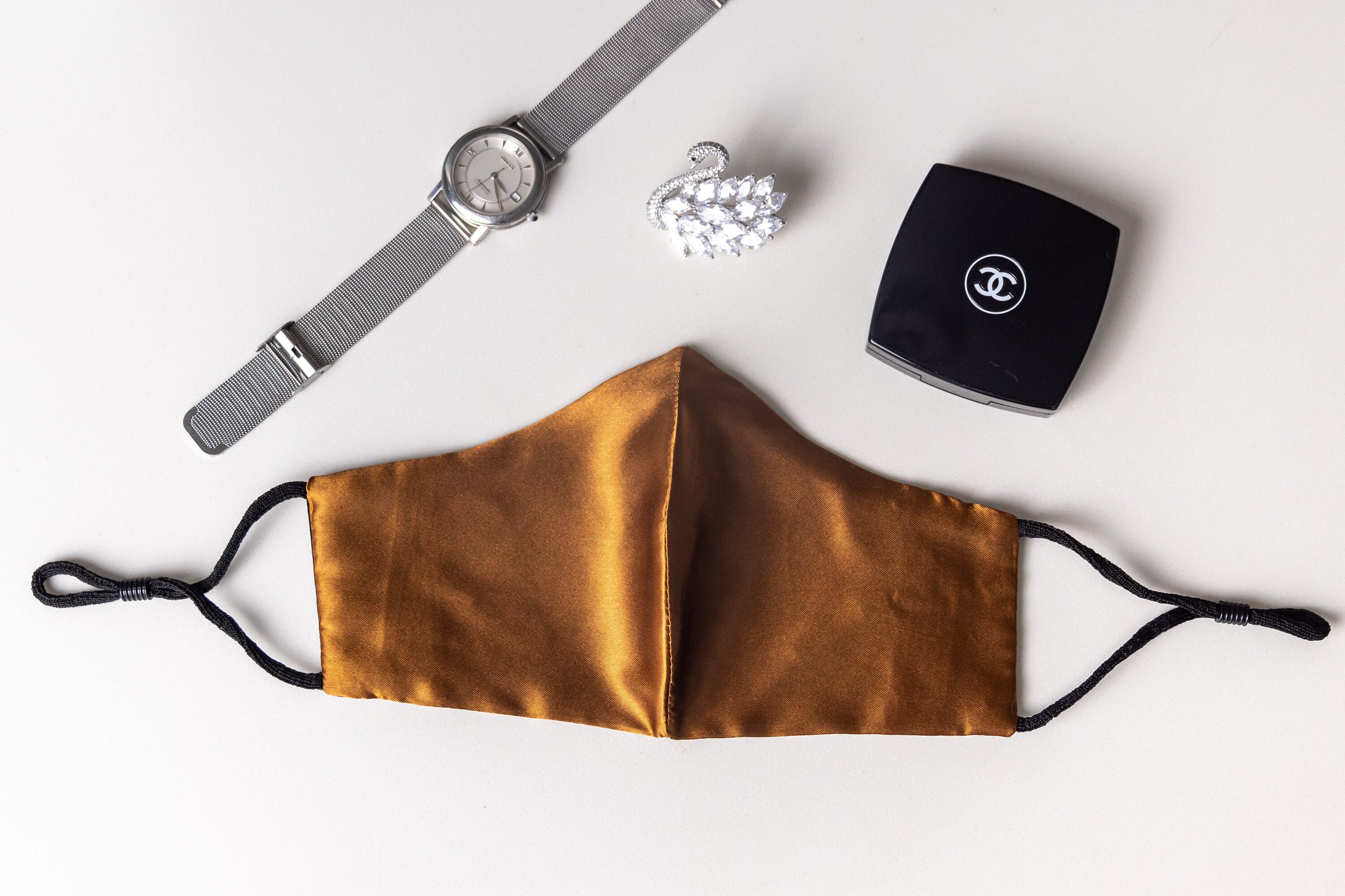 Trendy Face Mask Bronze Mask Fashion Handmade Stylish Mask Etsy