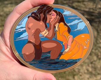 Jane & Tarzan Pin - Jazan Kiss Fantasy Enamel Pin