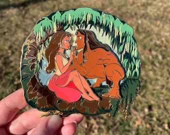 Jane & Tarzan Pin - Sunshine Variant Fantasy Lapel Pin