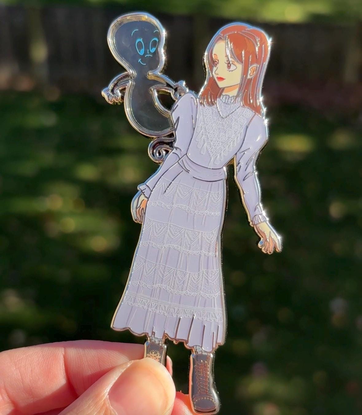 Casper and Kat - the Friendly Ghost Fantasy Pin - Etsy
