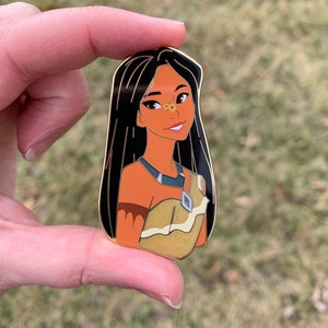 Floral Boop Pocahontas Fantasy Pin