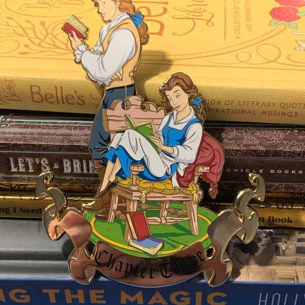 Pin del capítulo 3 - La bella y la bestia - Pin de Belle & Adam - Pin de fantasía de Disney