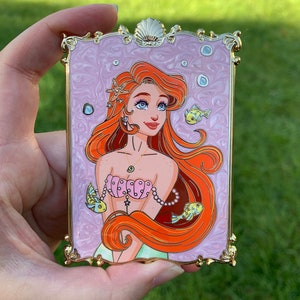 Framed Ariel - The Little Mermaid Pin - Disney Fantasy Pin