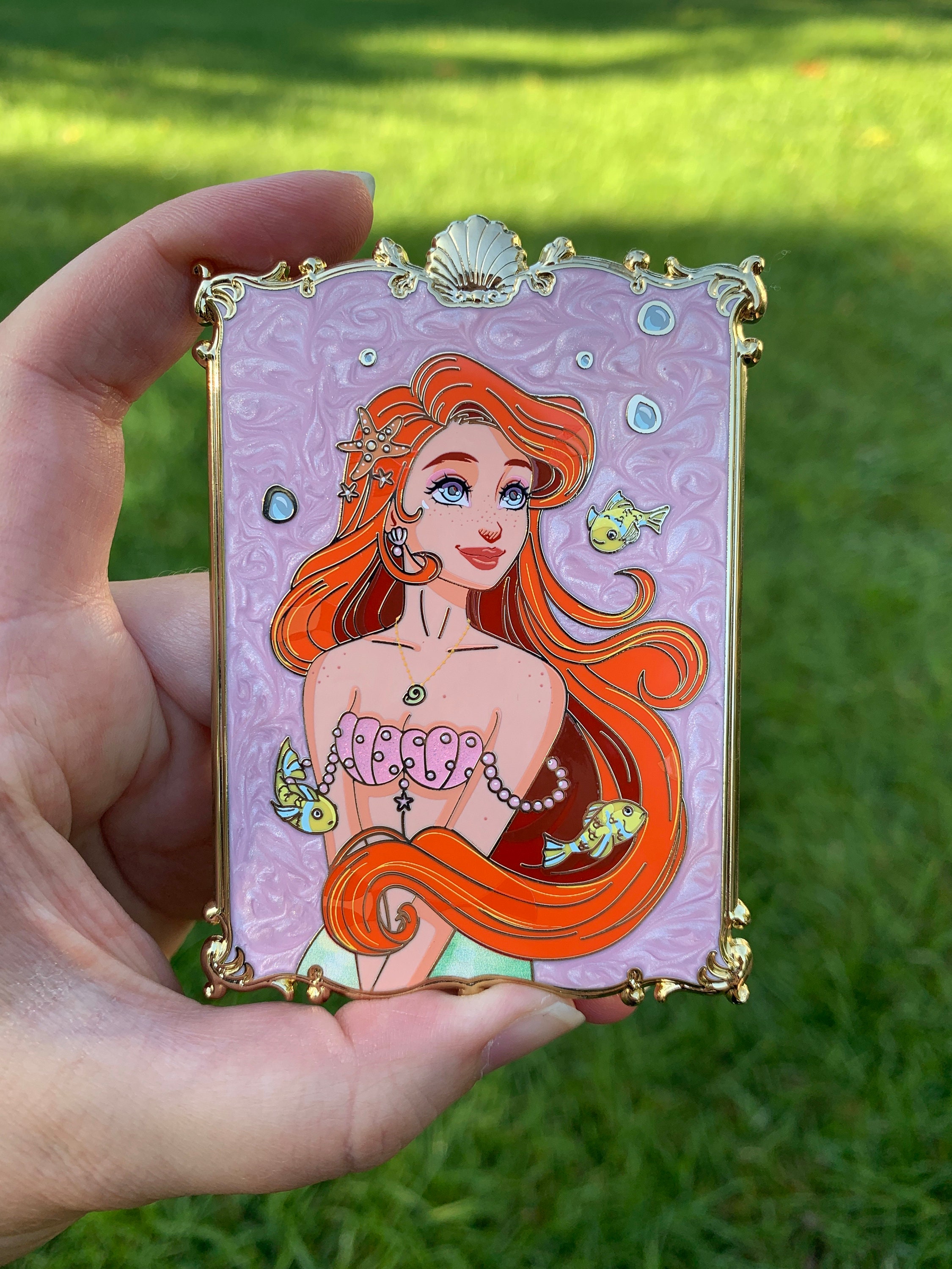 Framed Ariel - The Little Mermaid Pin - Disney Fantasy Pin