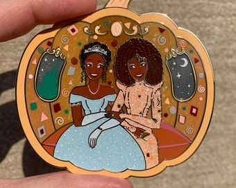 Cinderella & Fairy Godmother Fantasy Pin - Brandy and Whitney- Cinderella 1997