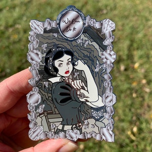 Black & White Variant Snow White + Rosie the Riveter - Disney Fantasy Pin