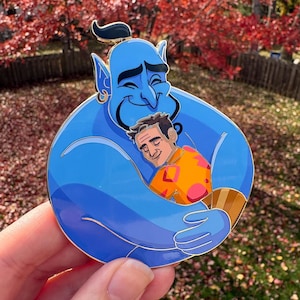 Fantasiespeld Genie en Robin: emaille pin Aladdin