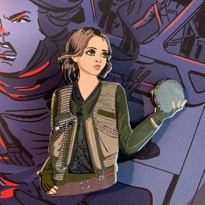 Jyn Erso Fantasy Pin - Star Wars - Rogue One