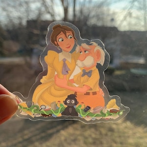Jane Porter & Professor Porter - Tarzan Clear Sticker - Vatertag