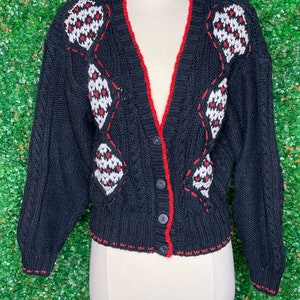 Liz Sports Petites Vintage Knit Cardigan