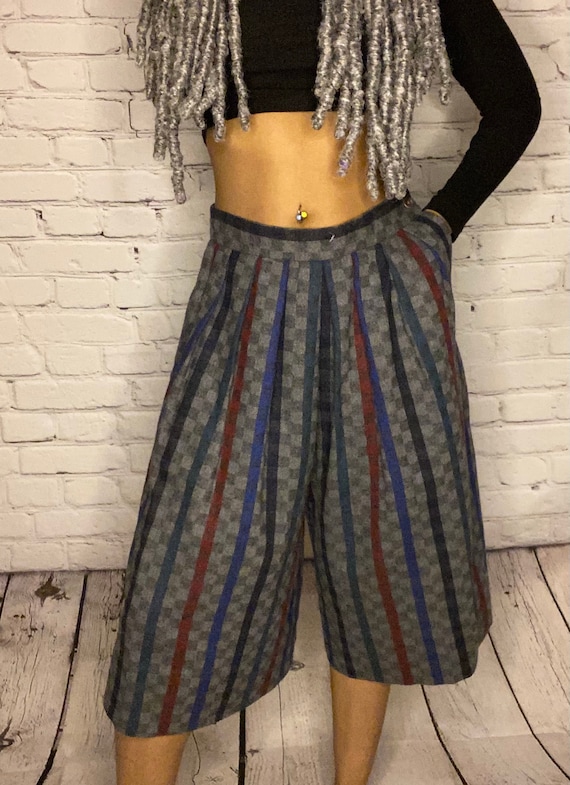 Striped & Checkered wool pants