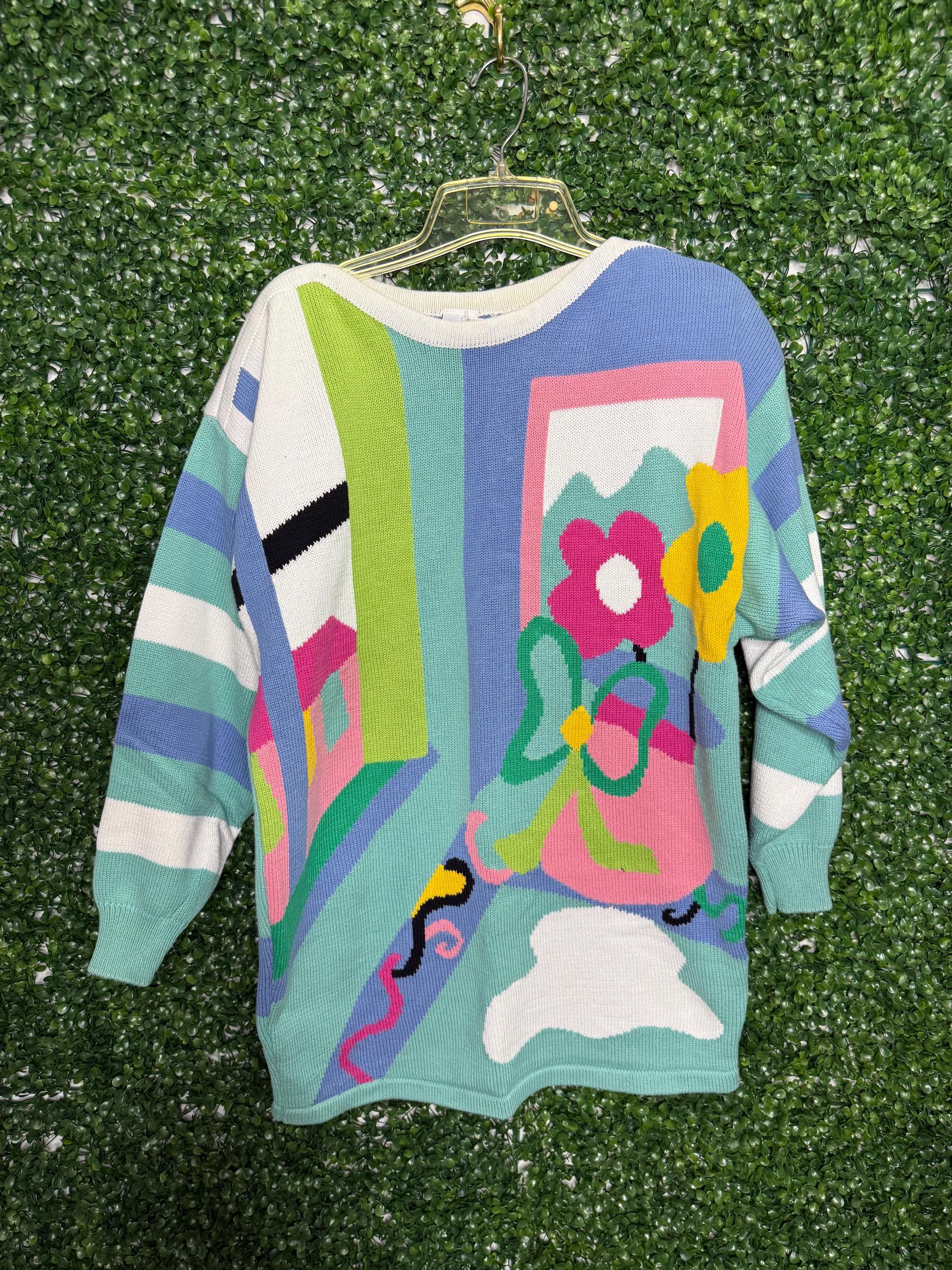 Joye Fun Vintage Bunter Pullover