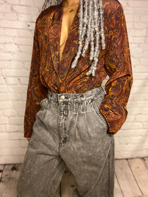 Paisley brown blazer