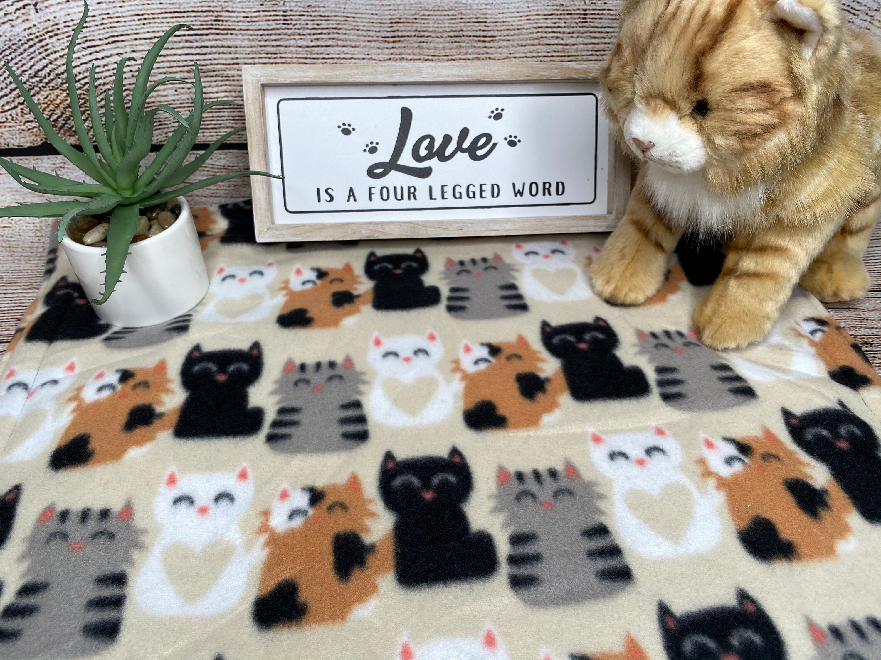 Fleece cat pad cat carrier pad washable dog pad pet Etsy