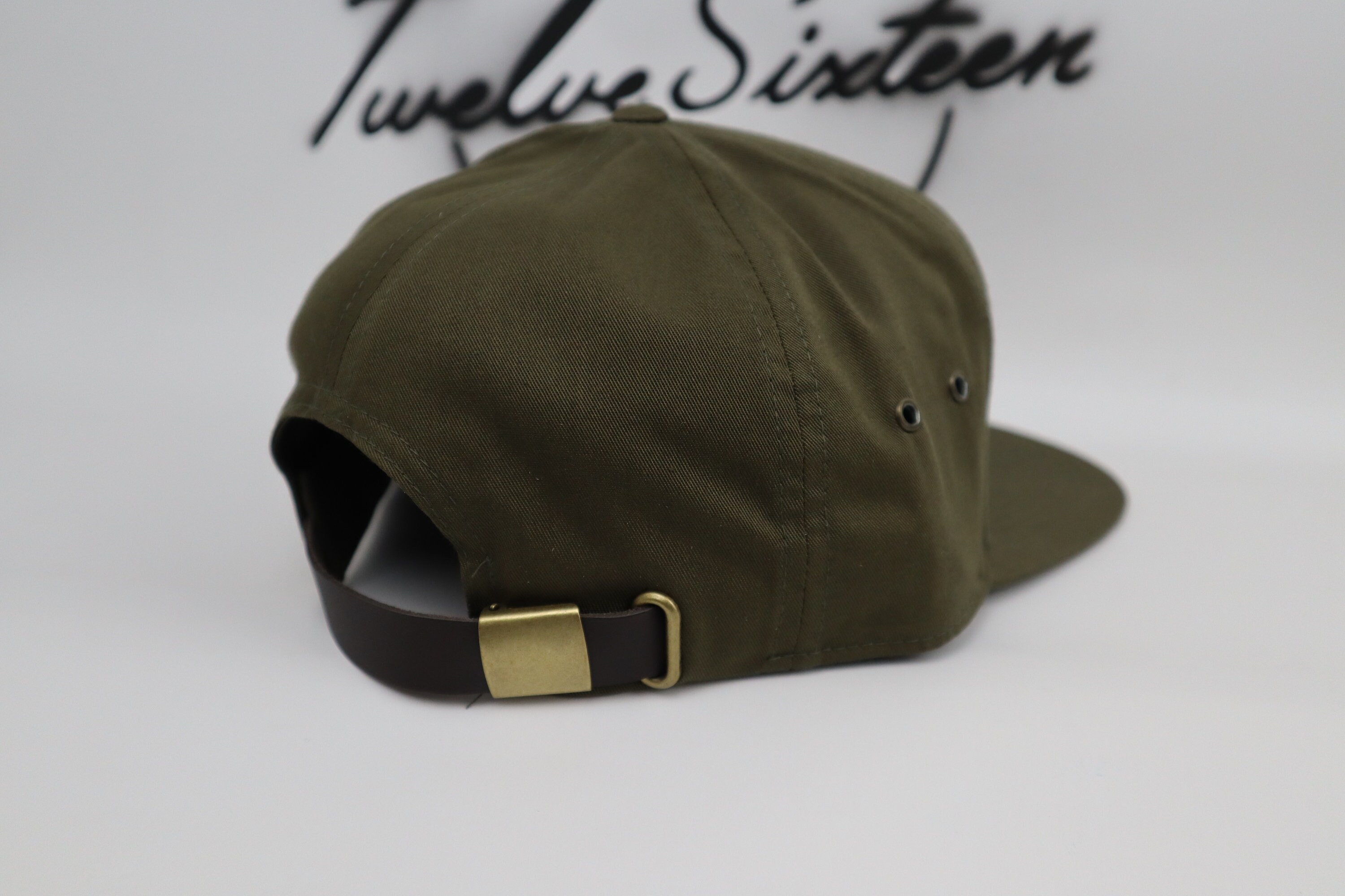 Custom 7 panel hat stitched custom leather patch etsy