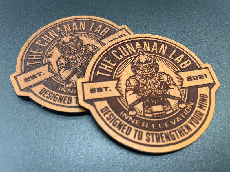 Custom Leather Patches Heat Transfer Iron On Genuine Leather Etsy