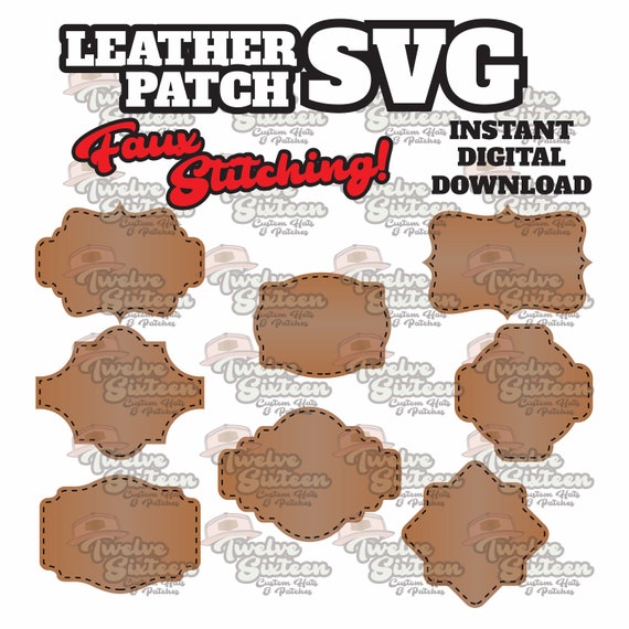 Custom Cut Leather Patch