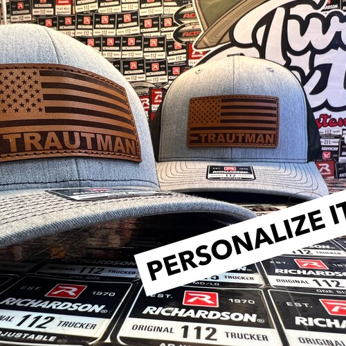 Casquette Trucker Snapback Wyoming USA - Neuf, Mesh, Drapeau Américain Rouge Blanc Bleu