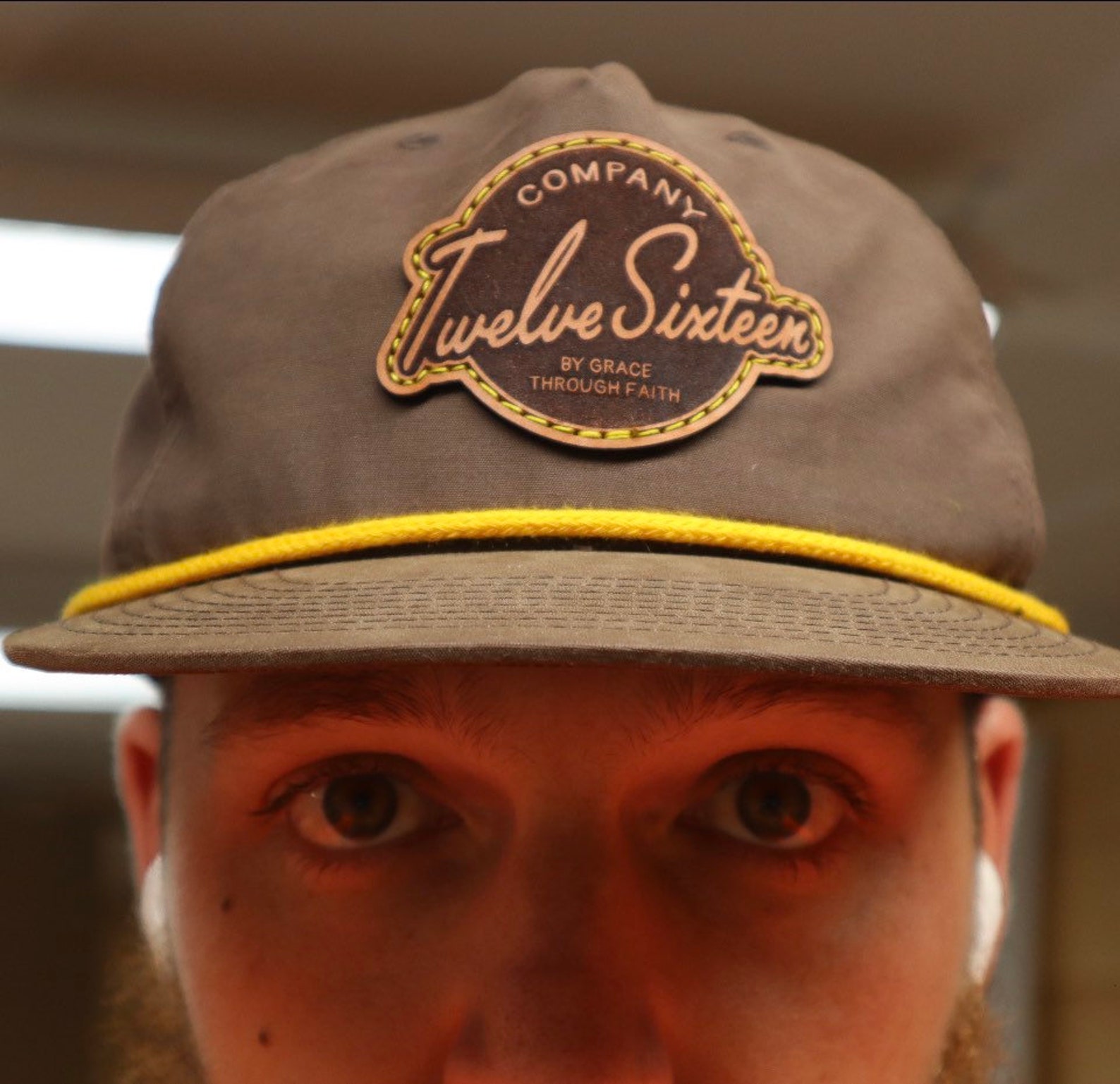 Custom Rope Hat Genuine Leather Patch Hat Vintage Gramps Etsy