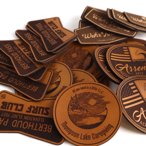 Custom Leather Patches Heat Transfer 
